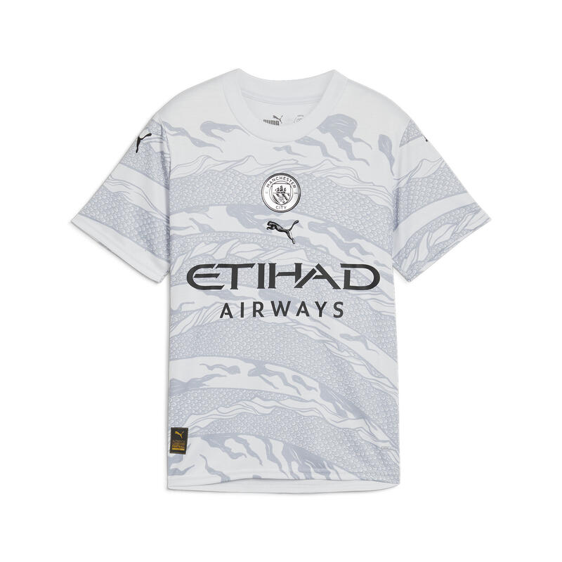 Camiseta Manchester City Year of the Dragon 23/24 Niño PUMA Silver Mist Gray Fog