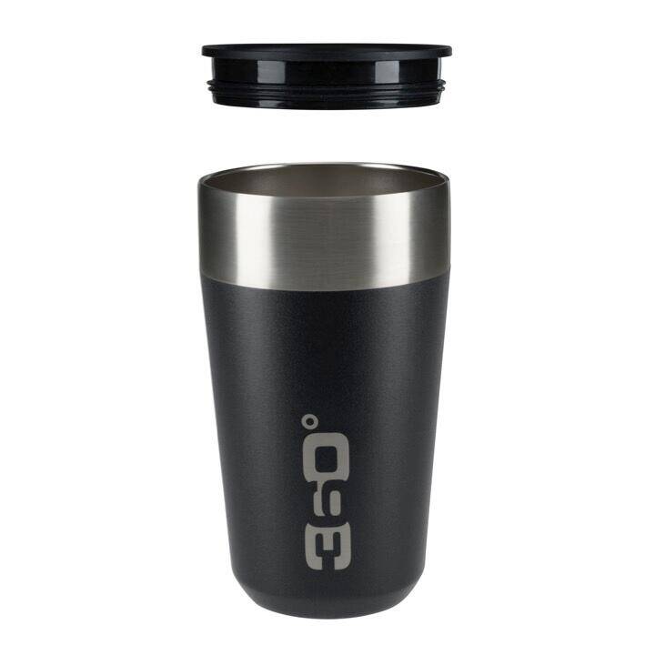 Sea to Summit Vacuum Insulated Stainless Travel Mug 355ml Black -  1