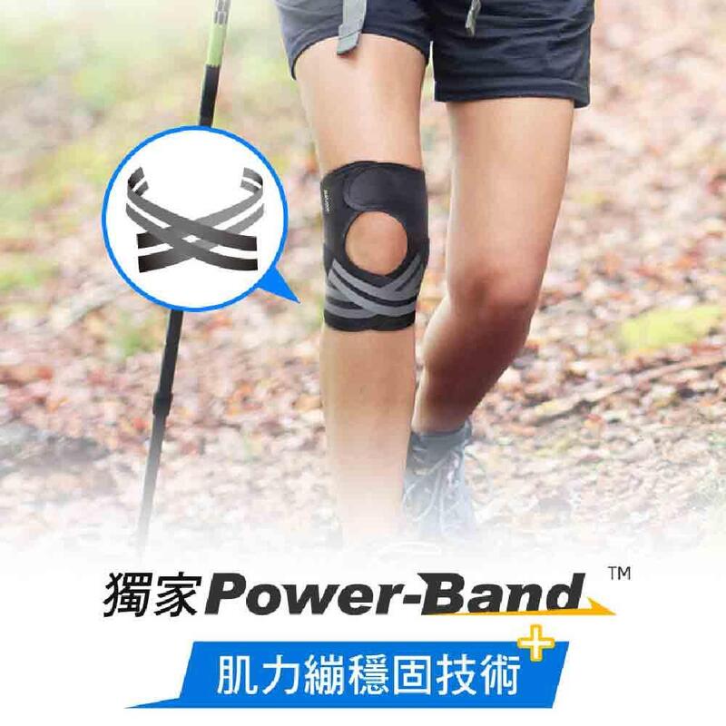 360 Adjustable Knee Support-Patella straps - Black