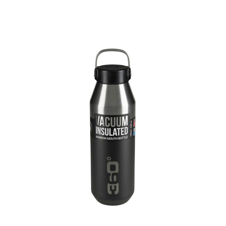 Sea to Summit Vacuum Insulated Stainless Narrow Mouth 750ml Bottle Black
