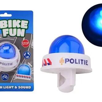 Johntoy Police Bike Siren with Flashing Light