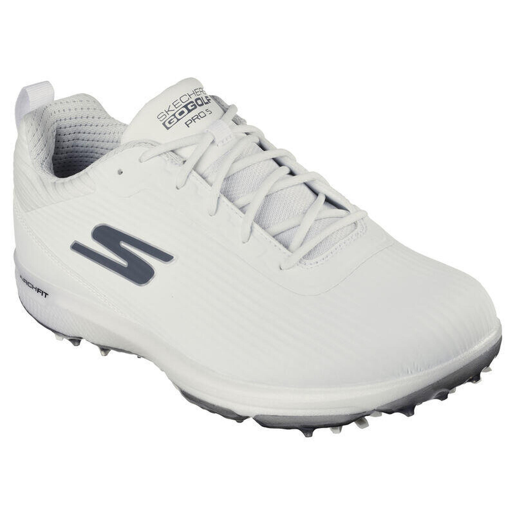 Skechers - Skechers Pro 5 Hyper Chaussures De Sport Pour Hommes Noir/gris - Chaussures De Golf - Blanc|gris - Decathlon