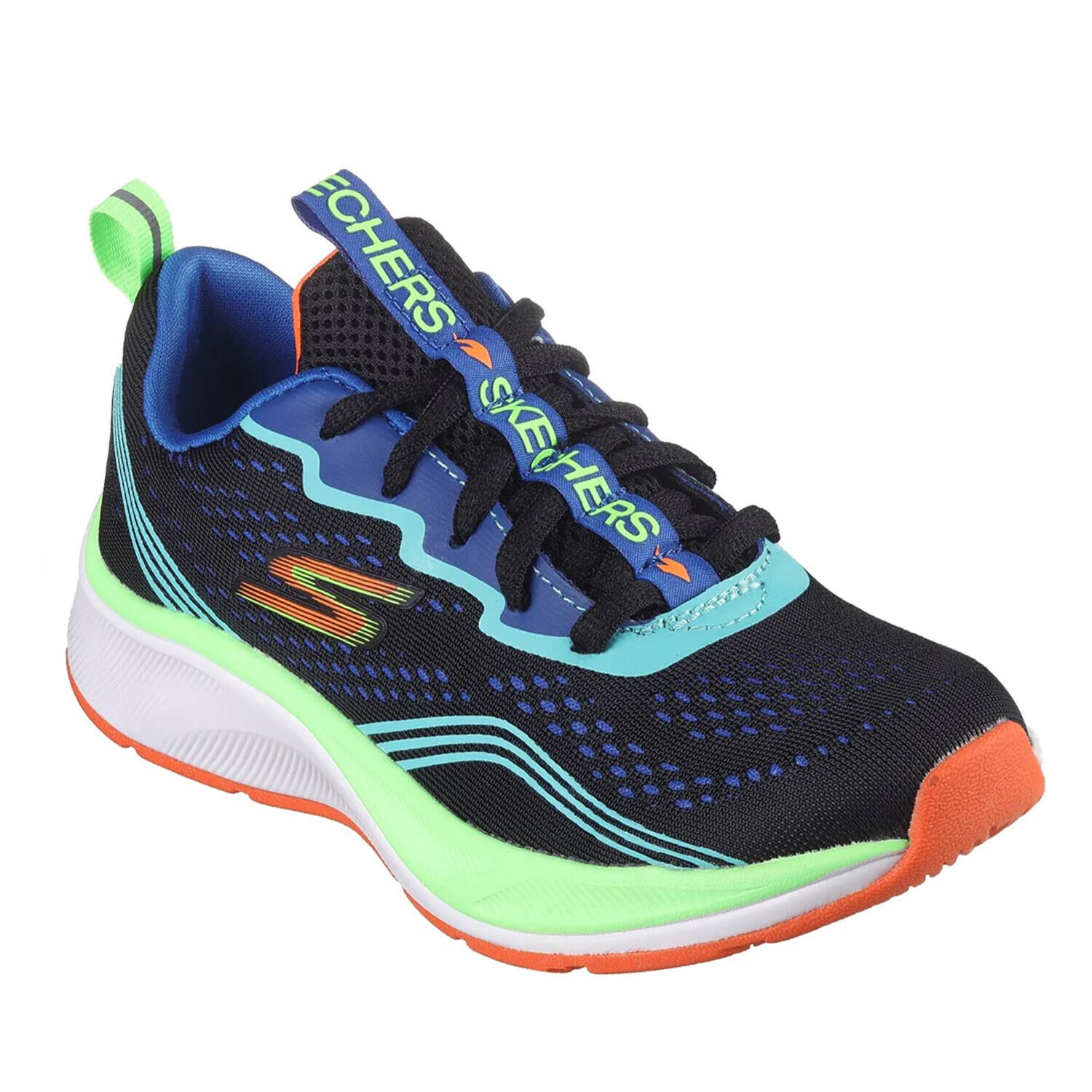 SKECHERS Boys Elite Sport PushPace Trainers (Multicoloured)