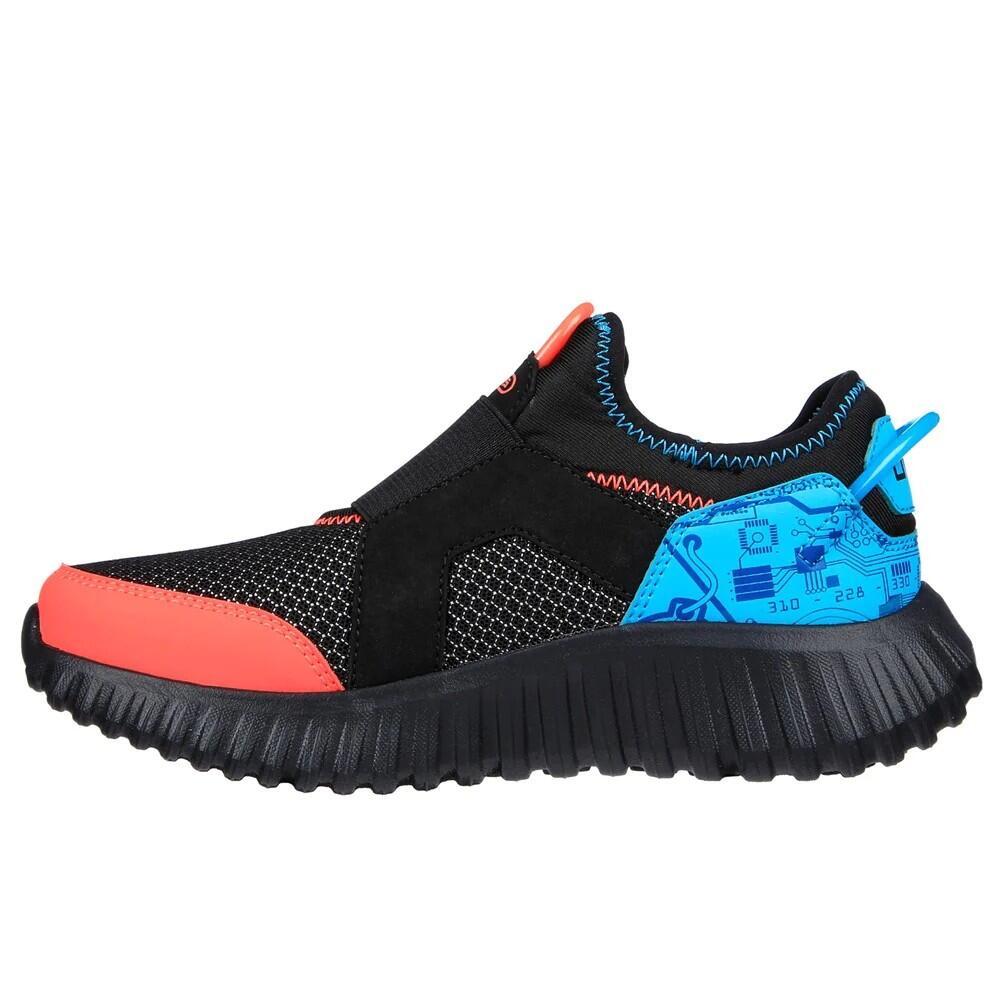 Boys Game Kicks Depth Charge 2.0 Trainers (Black/Red/Blue) 2/5