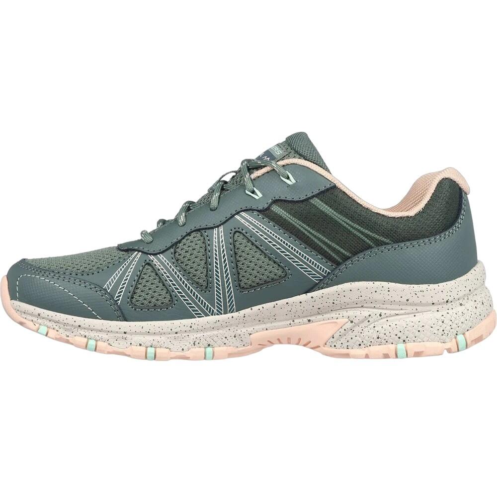 Womens/Ladies Hillcrest Ridge Leather Trainers (Olive) 2/5