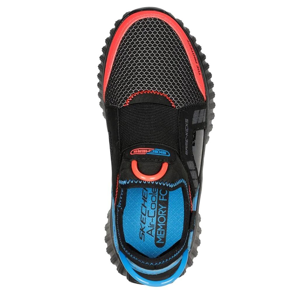 Boys Game Kicks Depth Charge 2.0 Trainers (Black/Red/Blue) 4/5