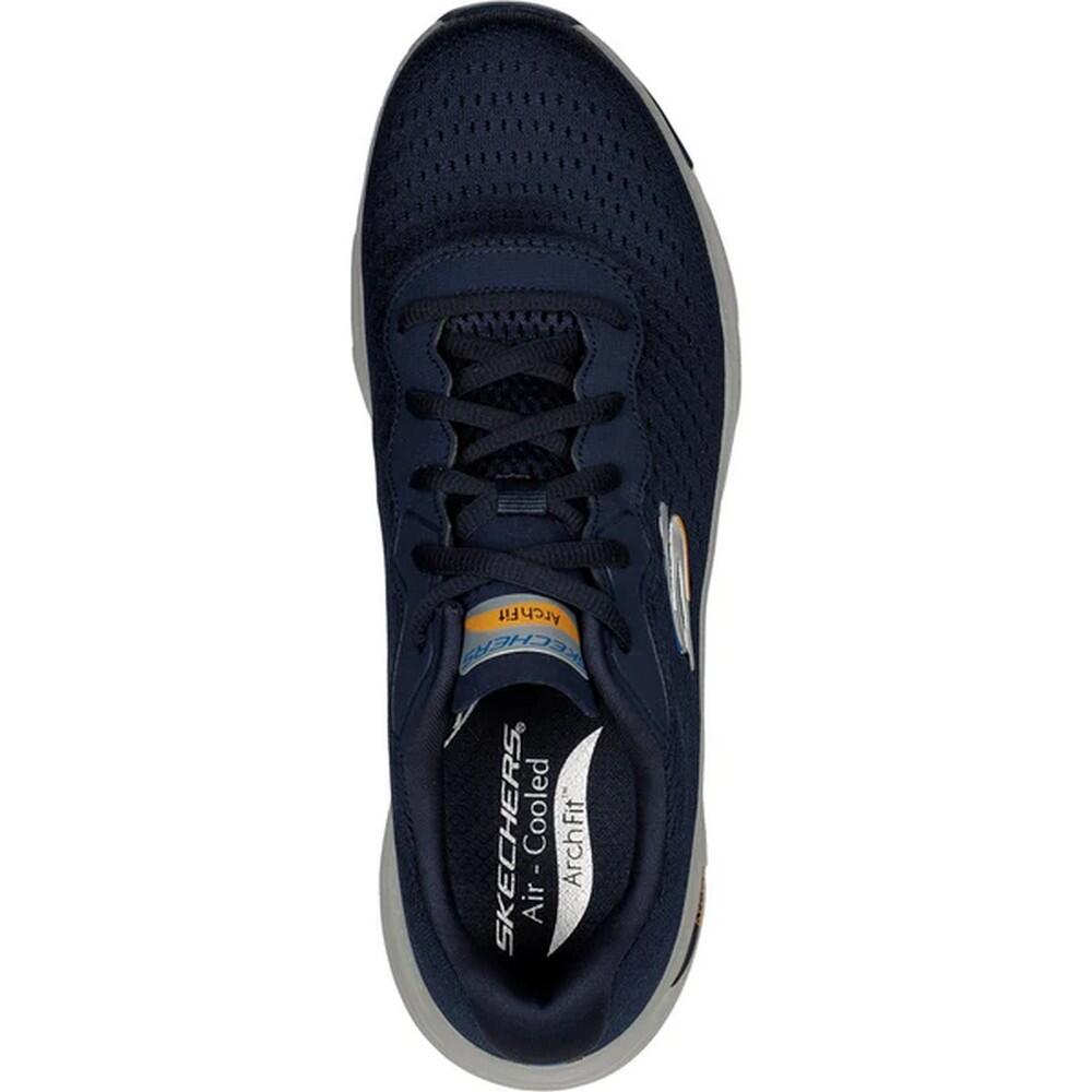 Mens Arch Fit Trainers (Navy) 4/5