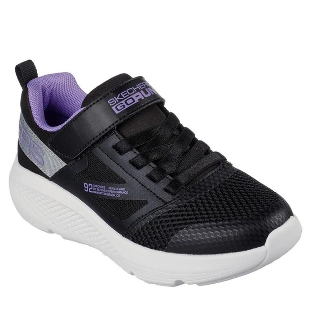 SKECHERS Girls Gorun Elevate Trainers (Black/Purple)