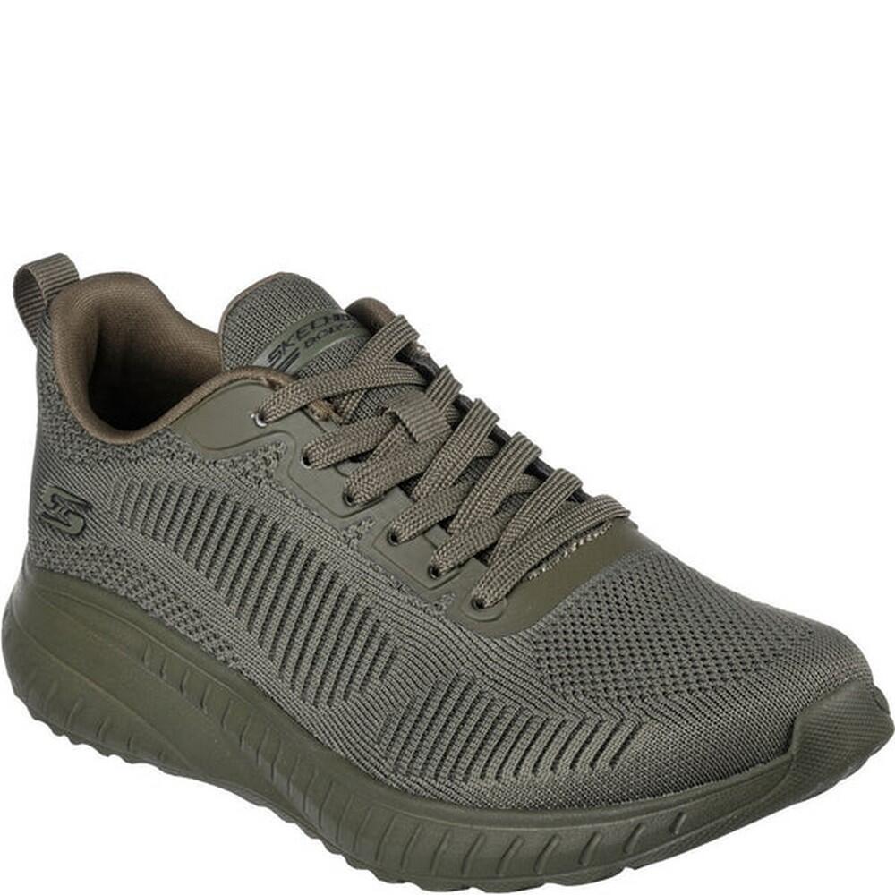 Womens/Ladies Bob Squad Chaos Face Off Trainers (Olive) 1/5