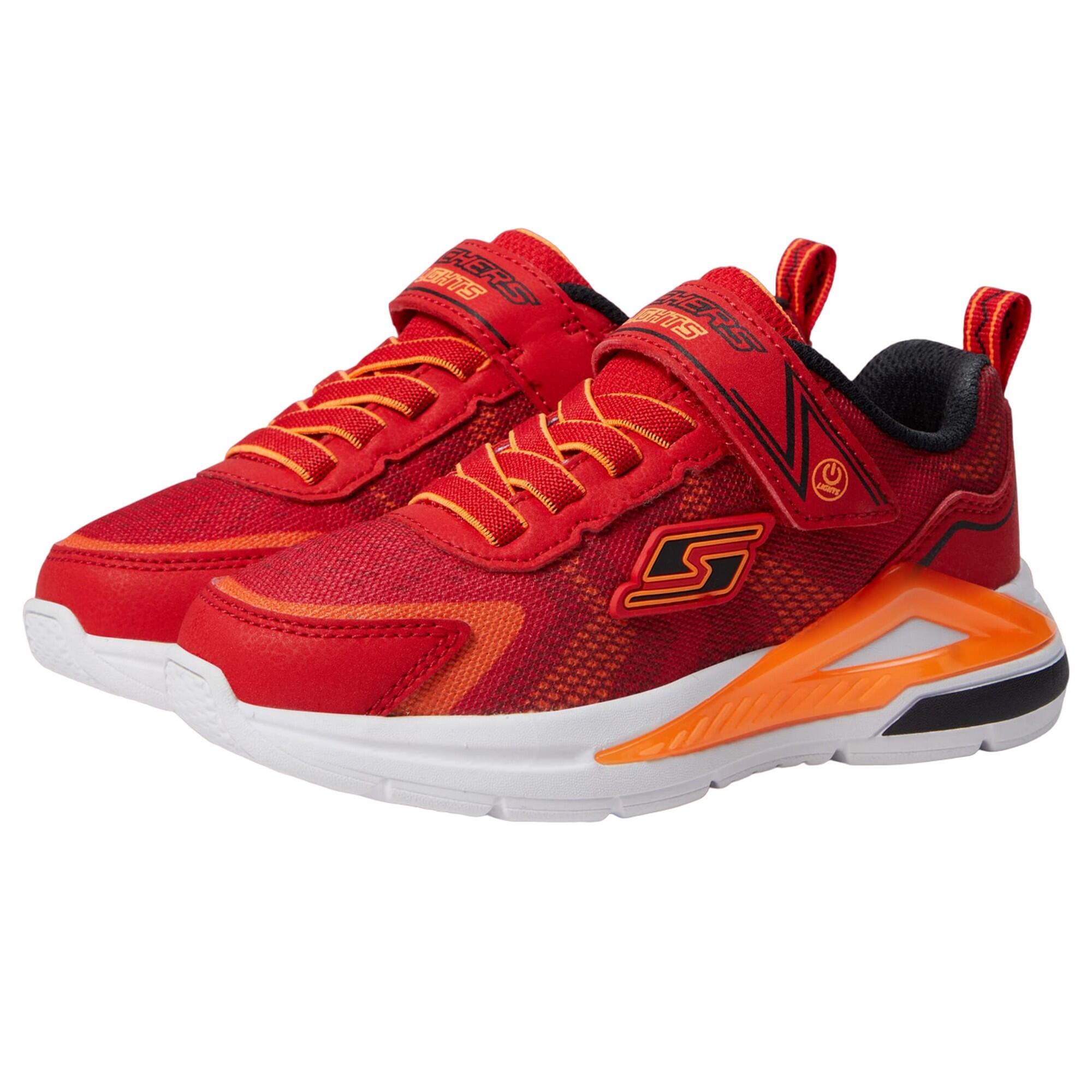 Boys S Lights TriNamics Trainers (Red/Orange) 1/5