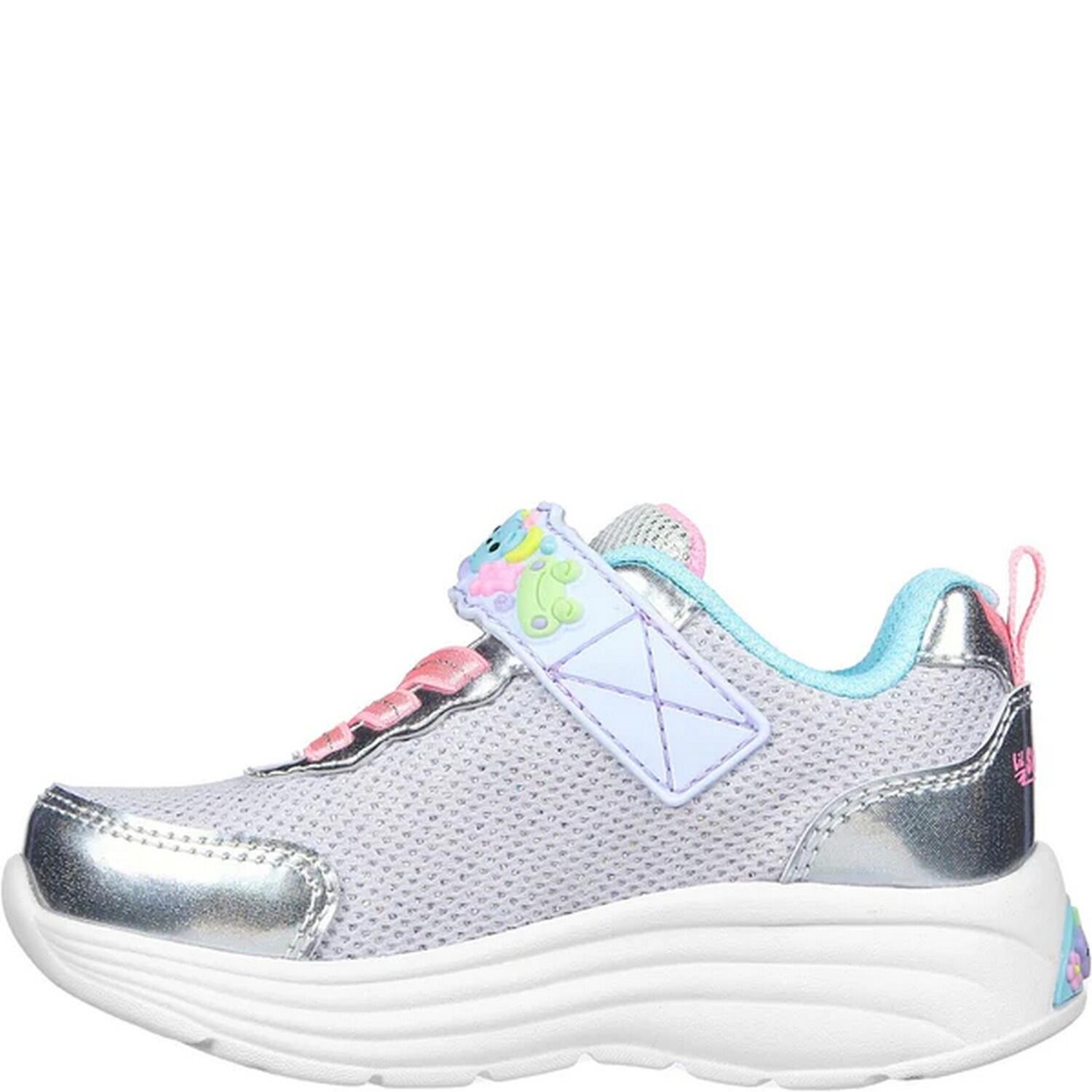 Girls My Dreamers Trainers (Silver/Multicoloured) 2/5