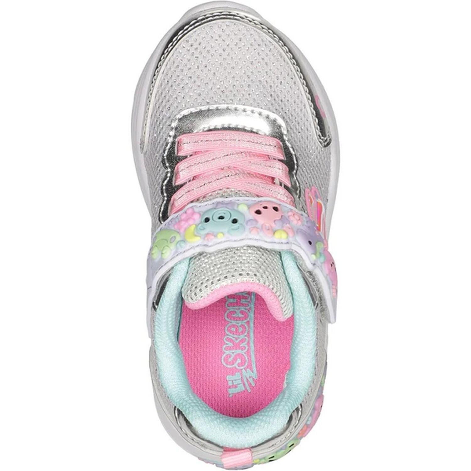 Girls My Dreamers Trainers (Silver/Multicoloured) 4/5
