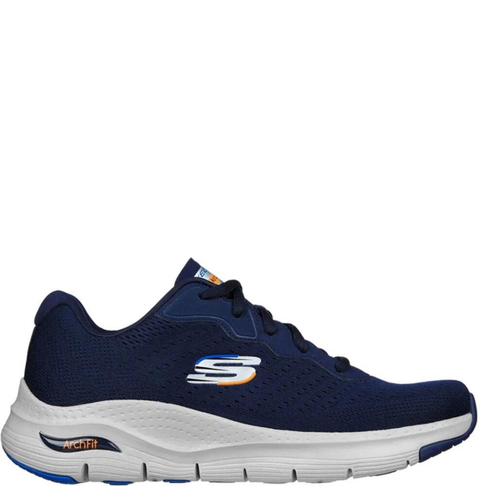 Mens Arch Fit Trainers (Navy) 3/5