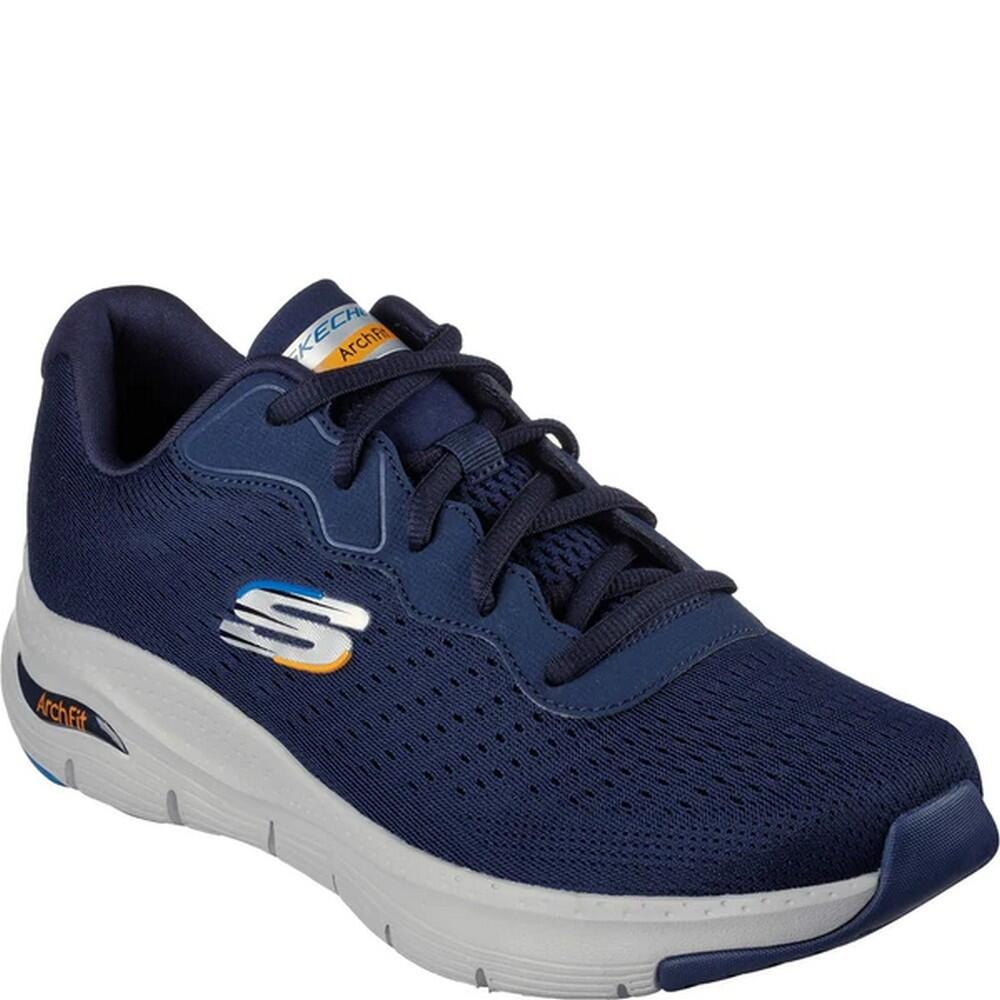 Mens Arch Fit Trainers (Navy) 1/5