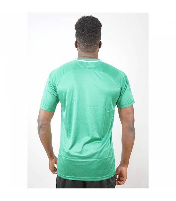 Sportshirt Givova gestreept groen-wit lange mouw 3/3