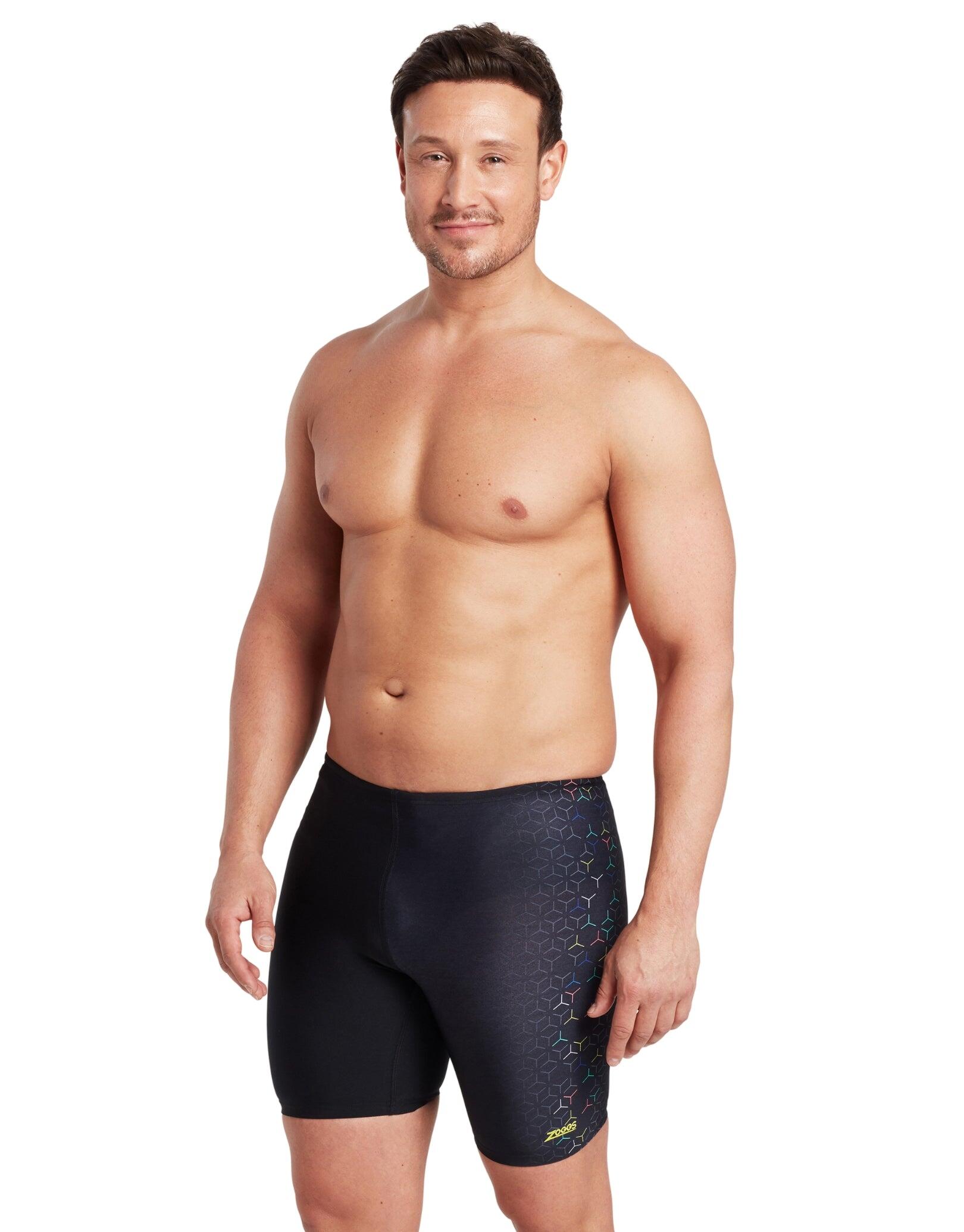 ZOGGS Zoggs Predator Mid Swim Jammer - Black/Multi