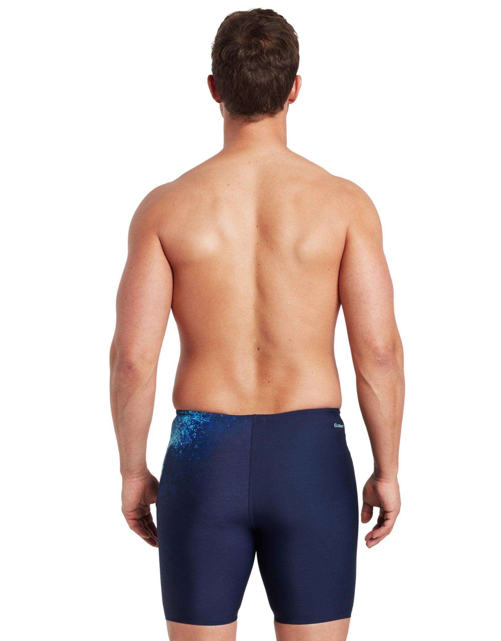 Zoggs Helix Mid Swim Jammer - Navy/Blues 2/5