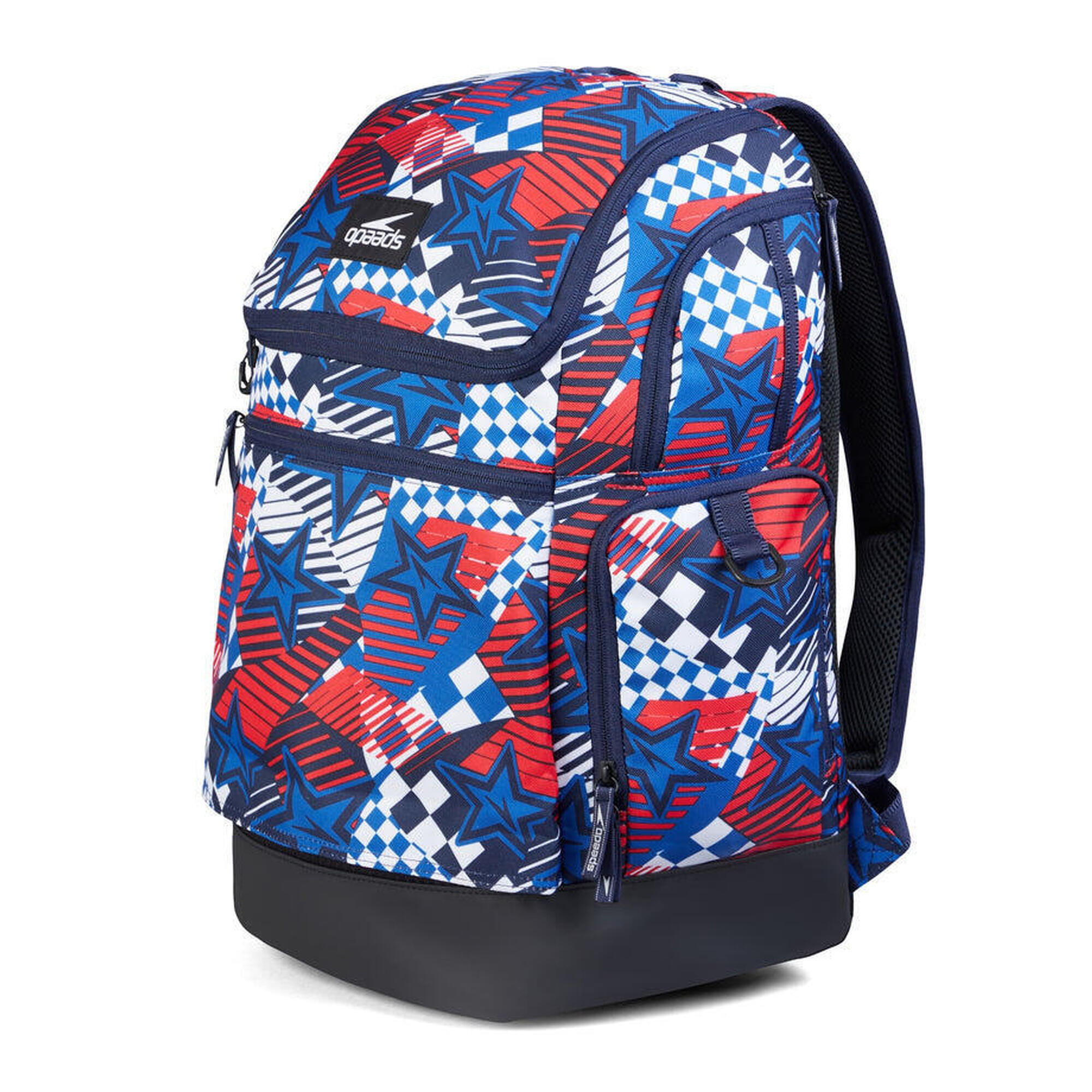 Speedo Rugtas Teamster 2.0 35L Rood/Wit/Blauw