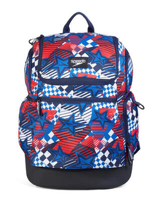 Speedo Rucksack Teamster 2.0 35L Rot/Weiß/Blau