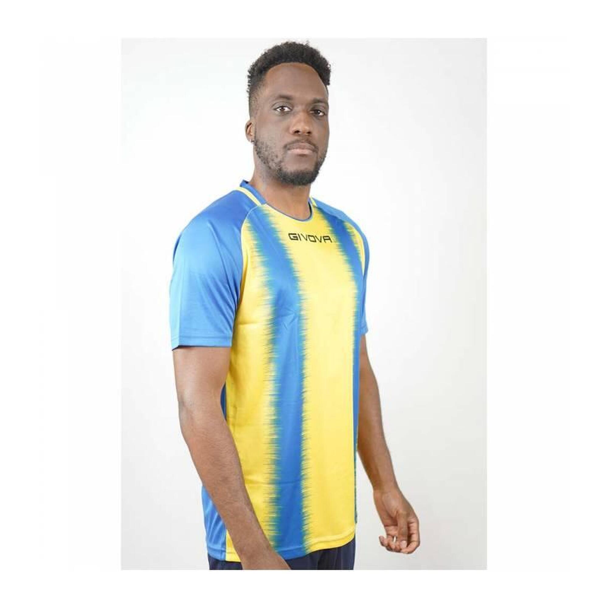 T-Shirt de Futebol Givova Stripe em Poliéster