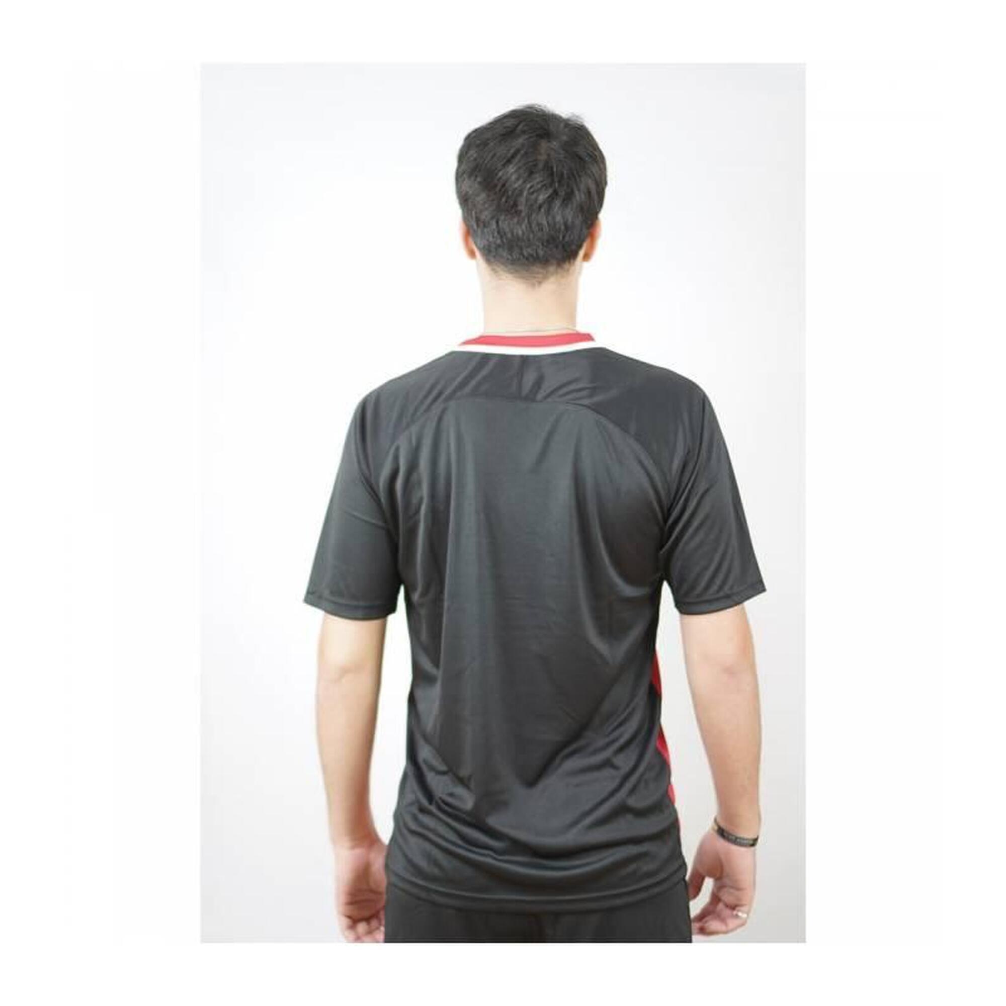 Tricou sport Givova Stripe Roșu-negru