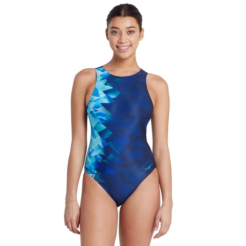 Decathlon Full Sleeves Printed Black Women Swimming Top at Rs 999