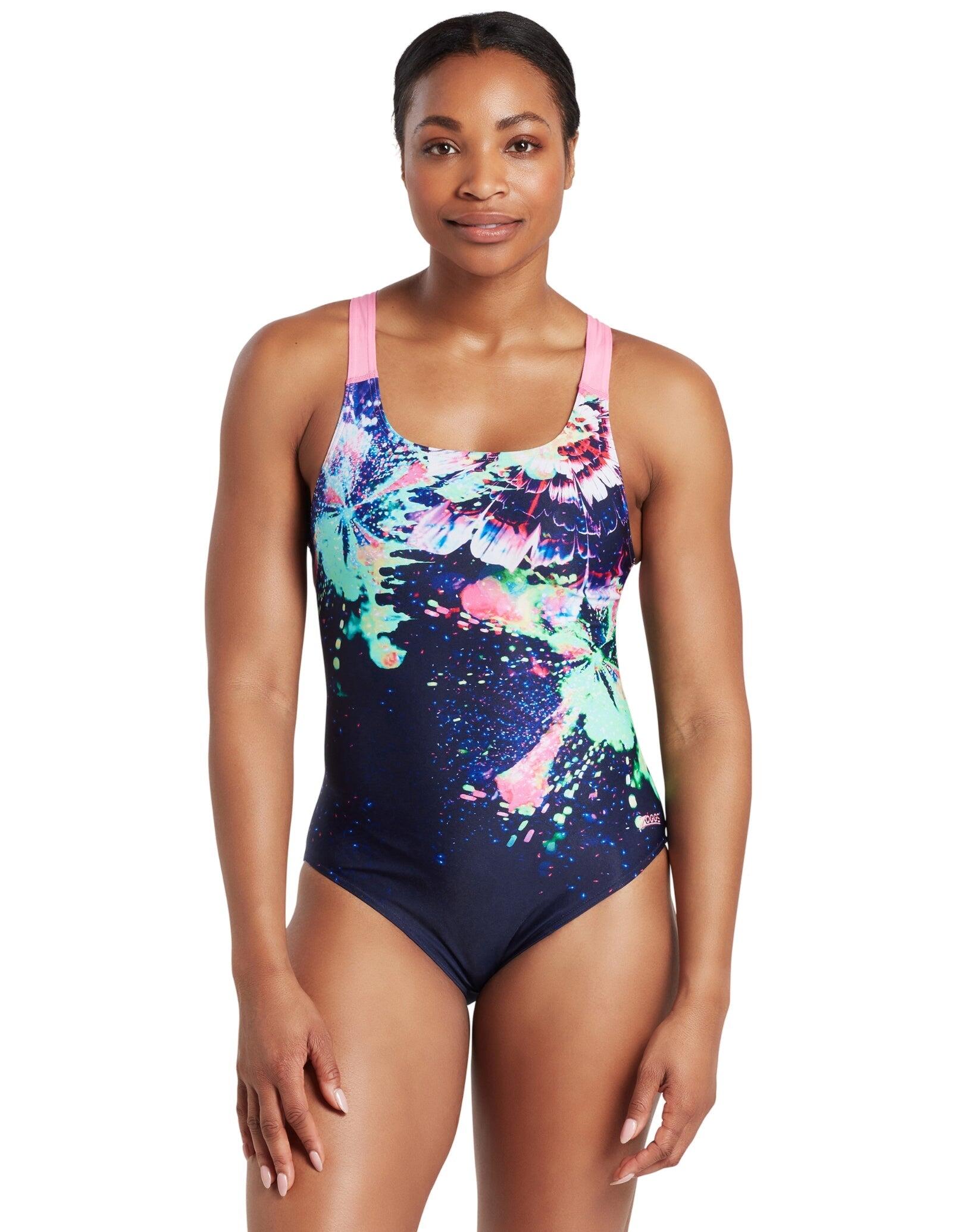 ZOGGS Zoggs Metaburst Speedback Swimsuit - Navy/Multi