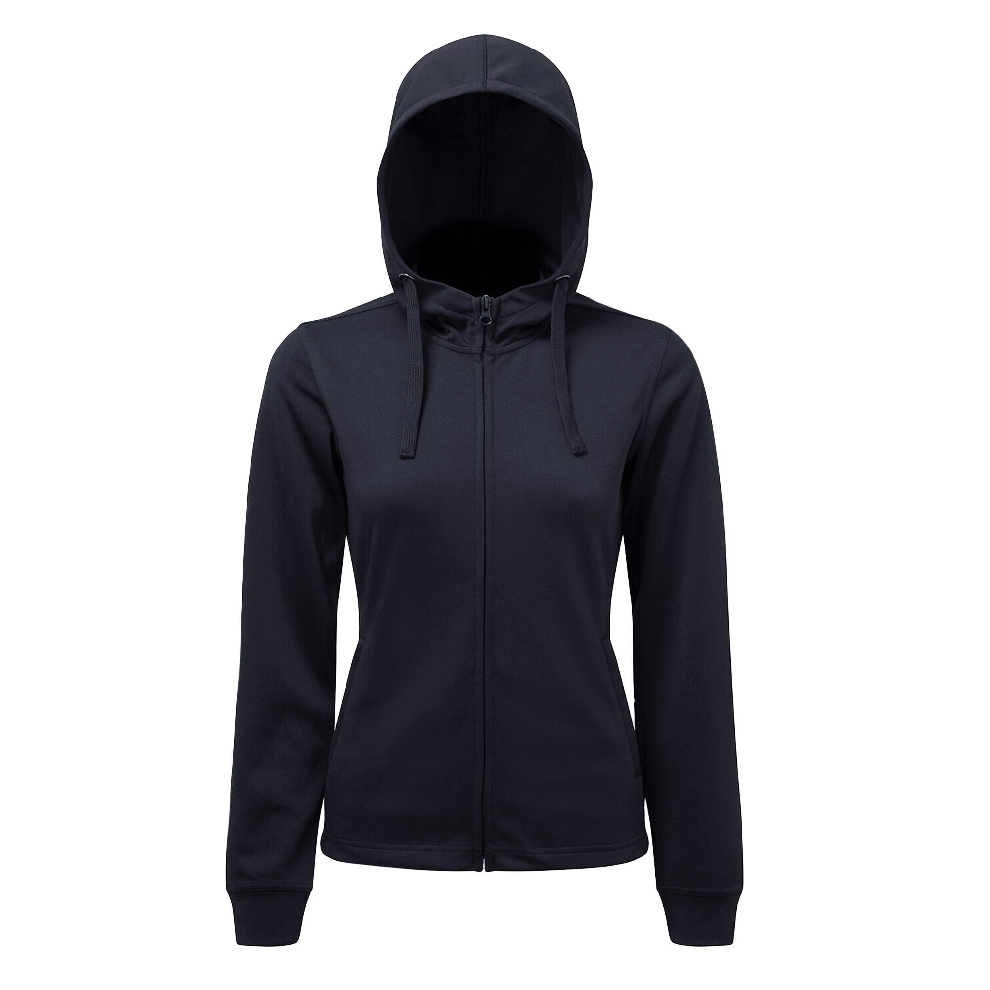 TRIDRI Womens/Ladies Spun Dyed Hoodie (French Navy)
