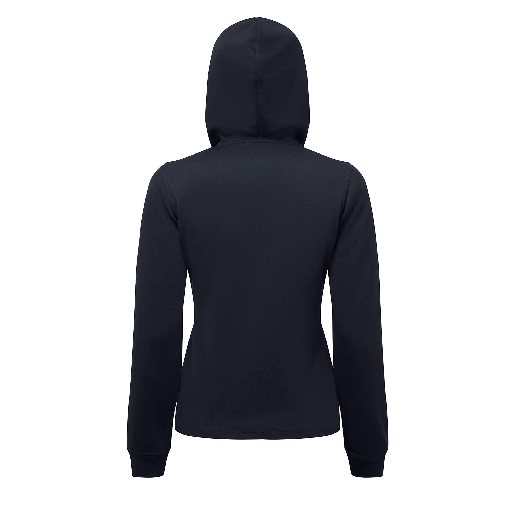 Hoodie mit durchgehendem Reißverschluss für Damen Dunkelblau 2/3
