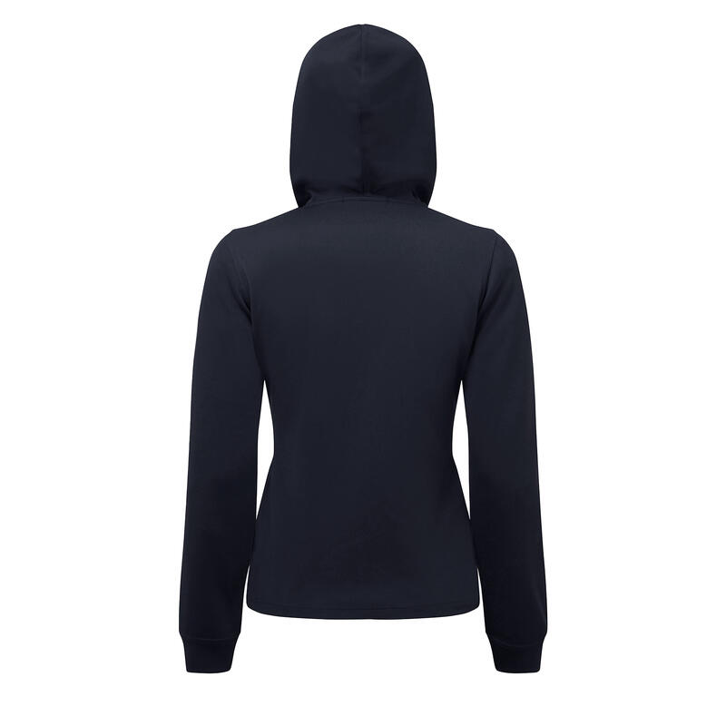 Hoodie mit durchgehendem Reißverschluss für Damen Dunkelblau