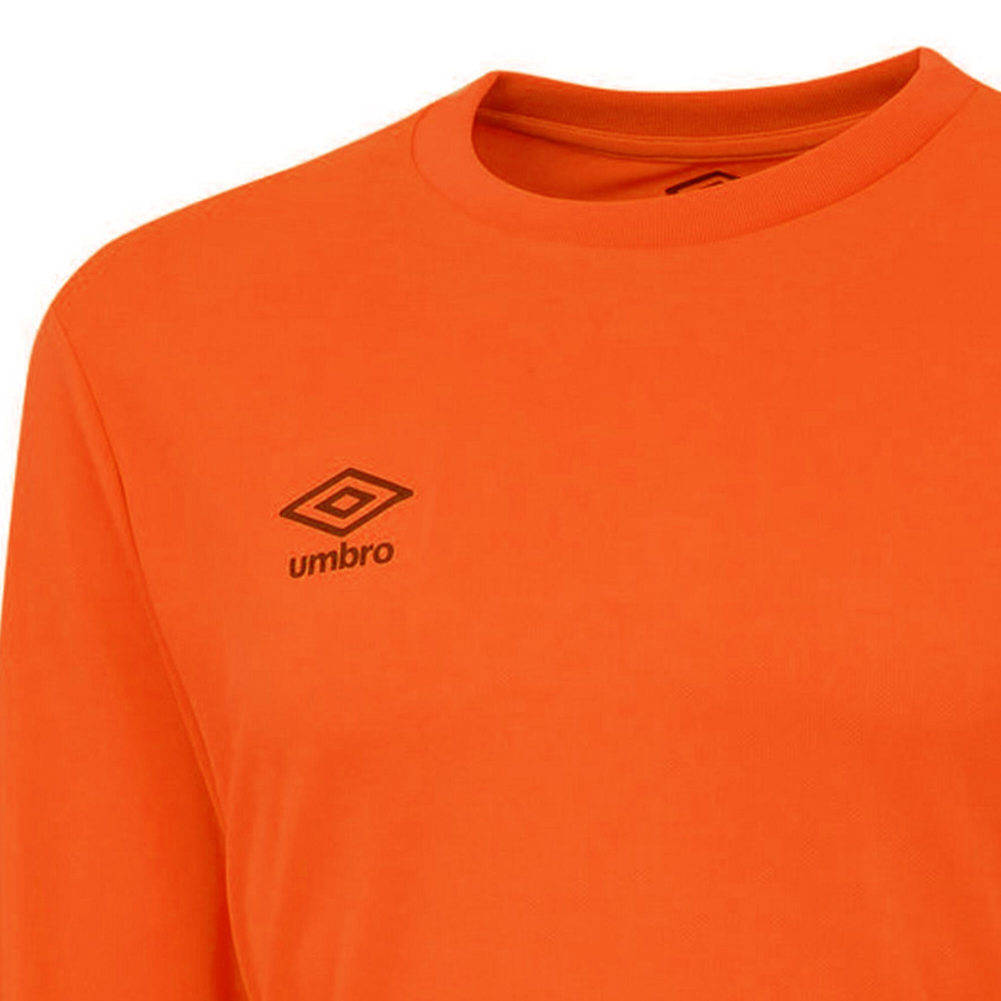 Childrens/Kids Club LongSleeved Jersey (Shocking Orange) 3/3