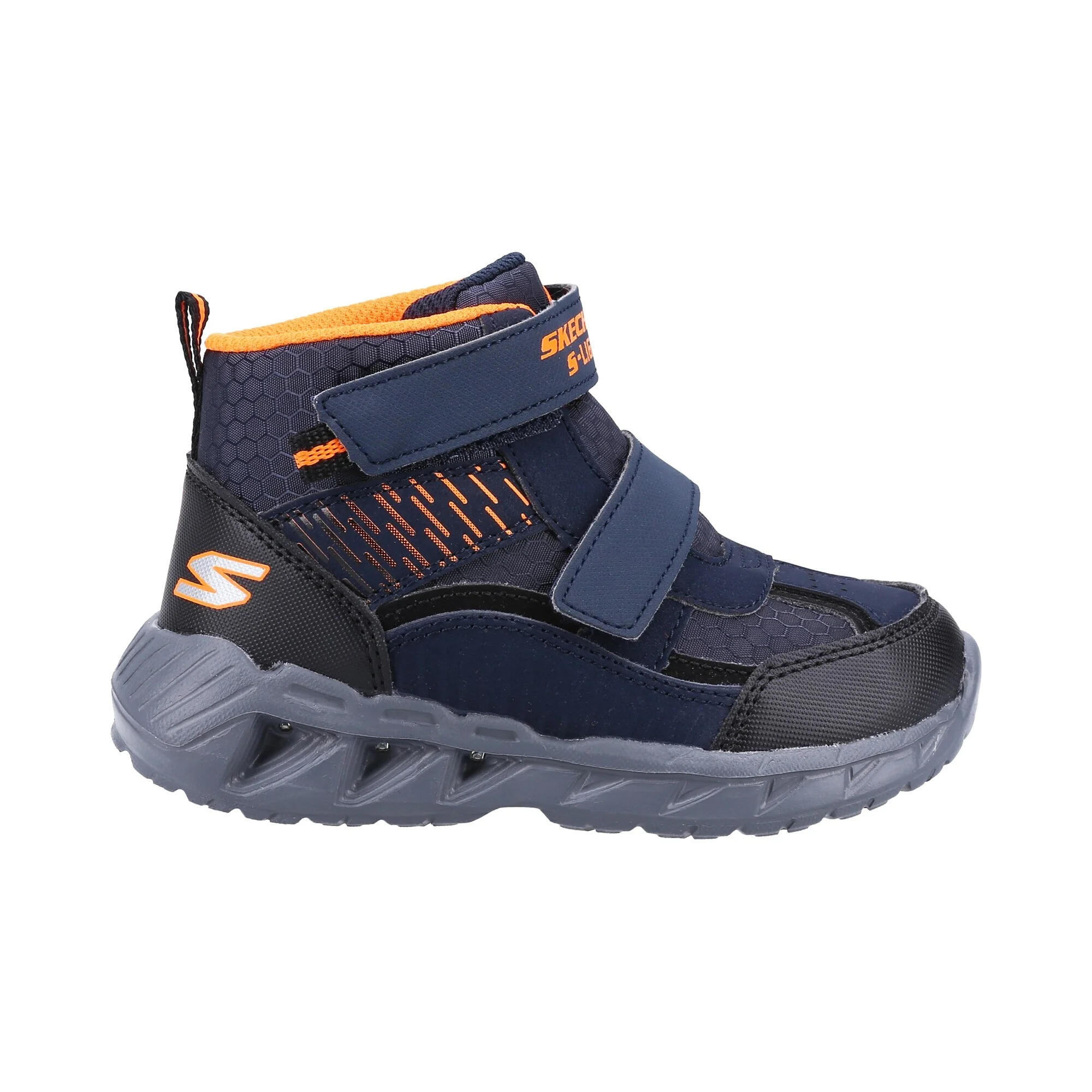 Childrens/Kids S Lights MagnaLights Boots (Navy/Black) 3/5