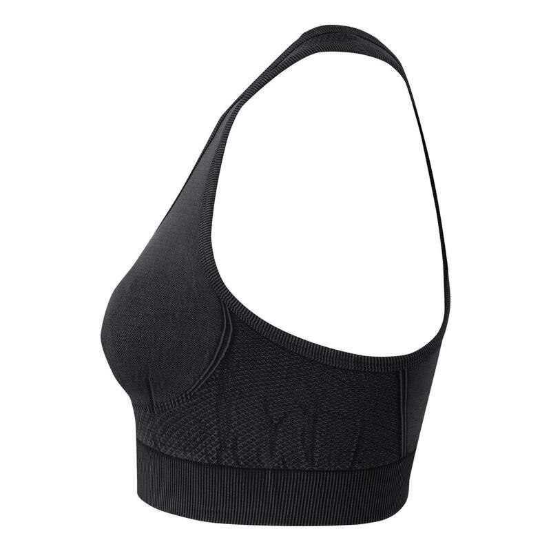 Brassière de sport Femme (Denim noir)