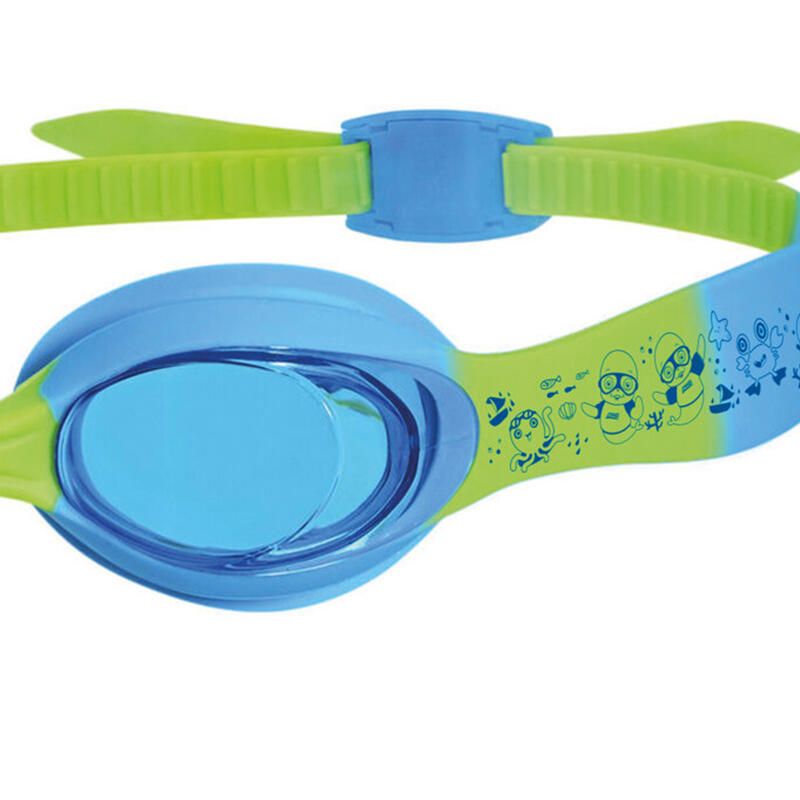 Lunettes de natation LITTLE TWIST Enfant (Bleu / Vert)