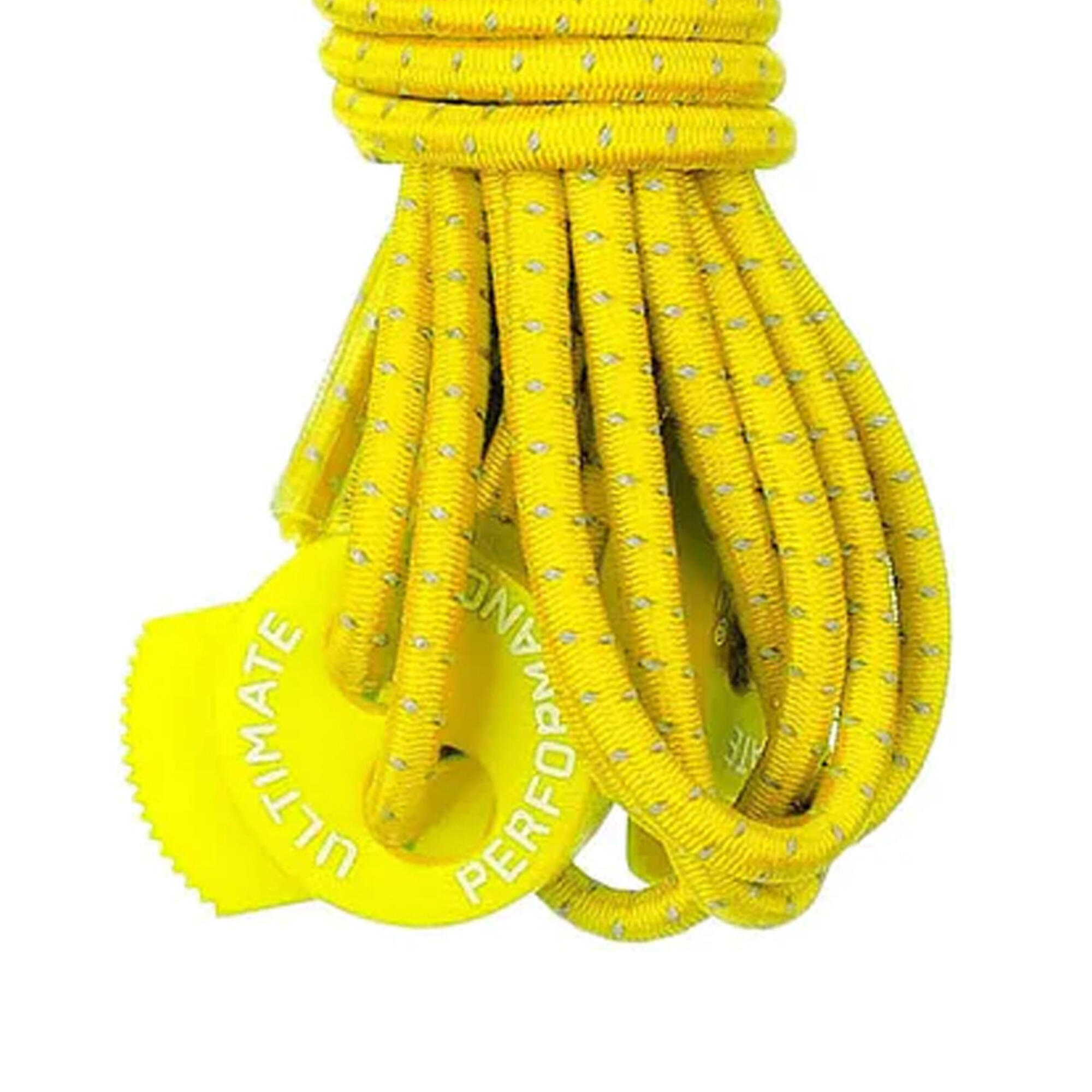 Running Reflective Shoe Laces (Fluorescent Yellow) 2/3