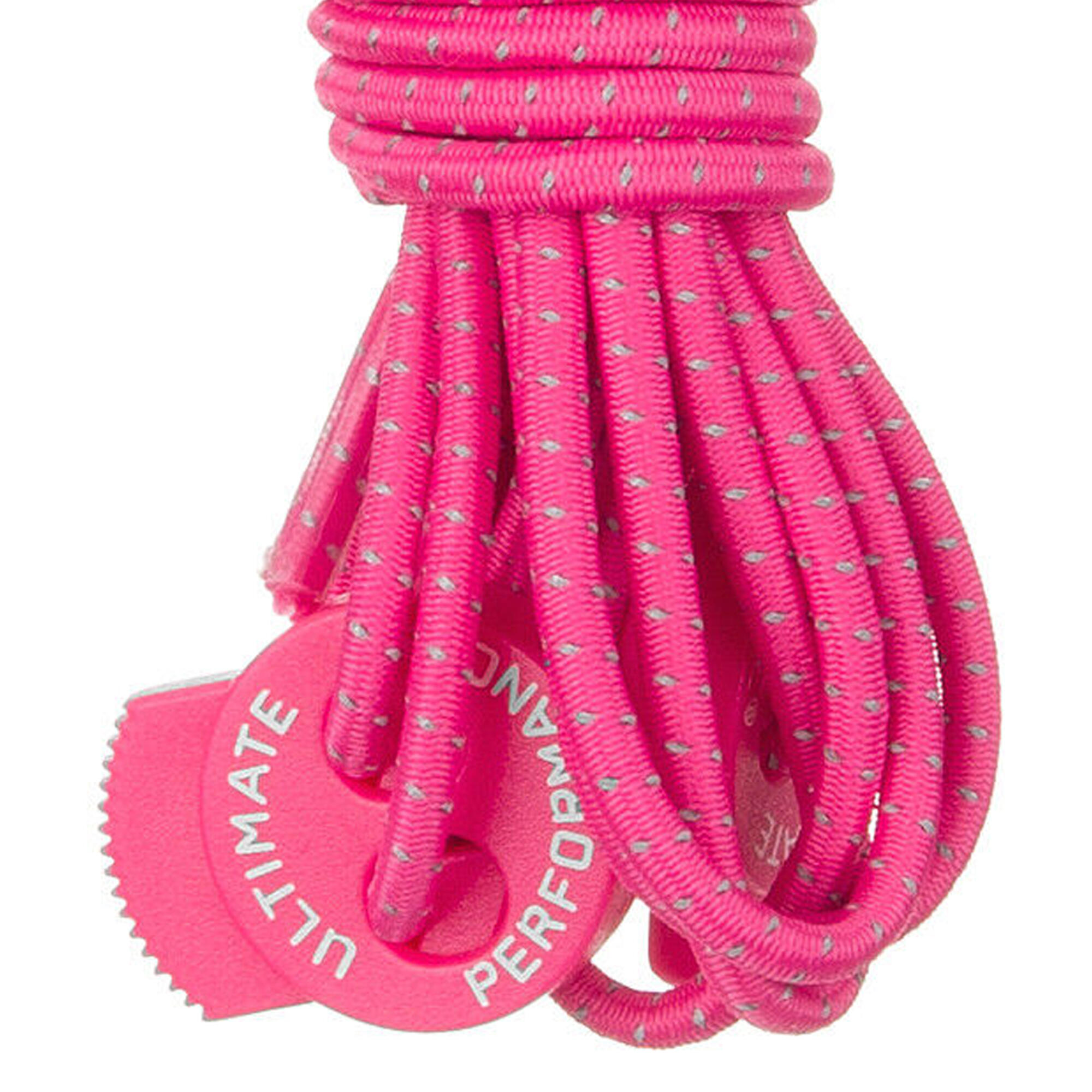 Running Reflective Shoe Laces (Pink) 2/3