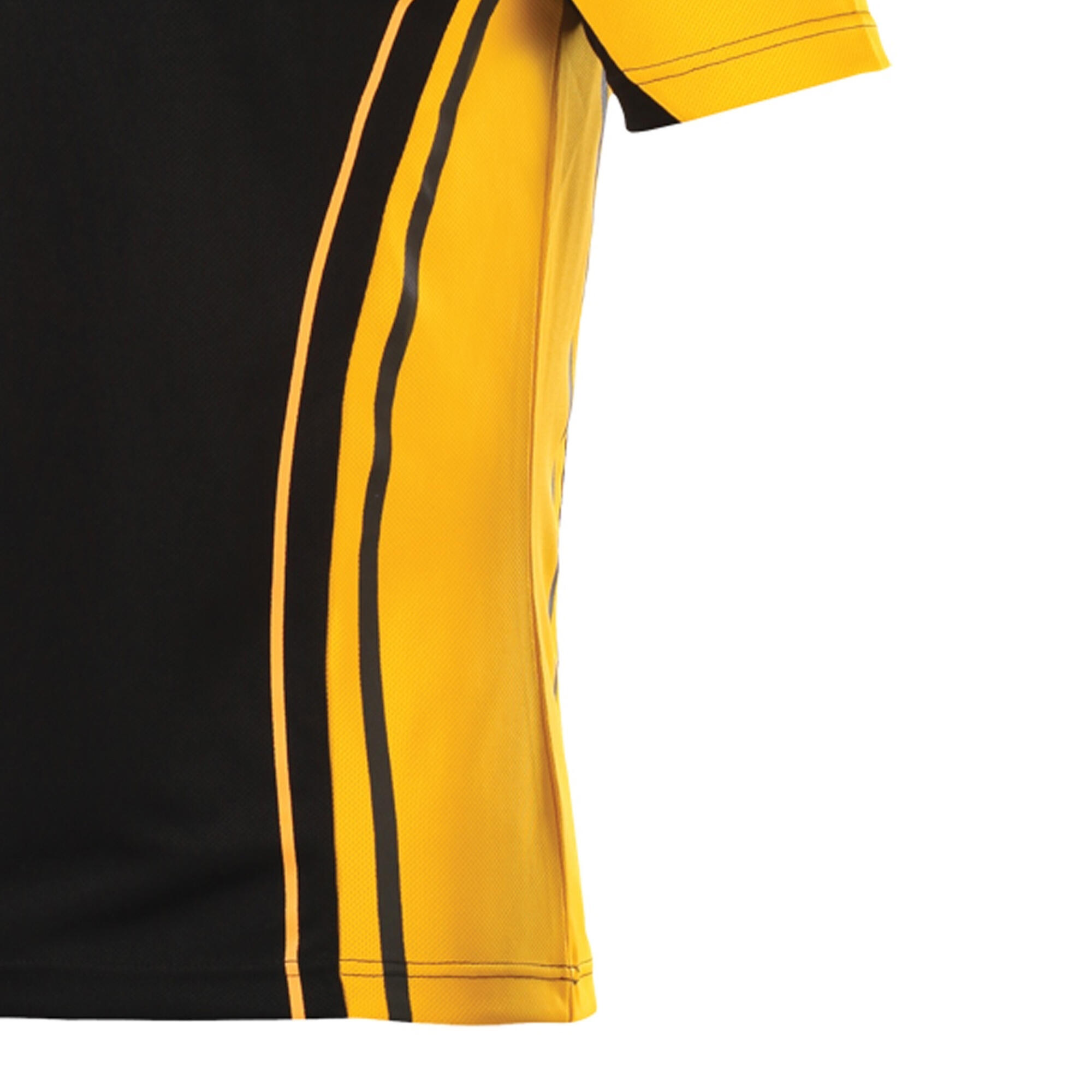 Boys Junior Stadium Match Rugby Shirt (Black/Gold) KOOGA | Decathlon