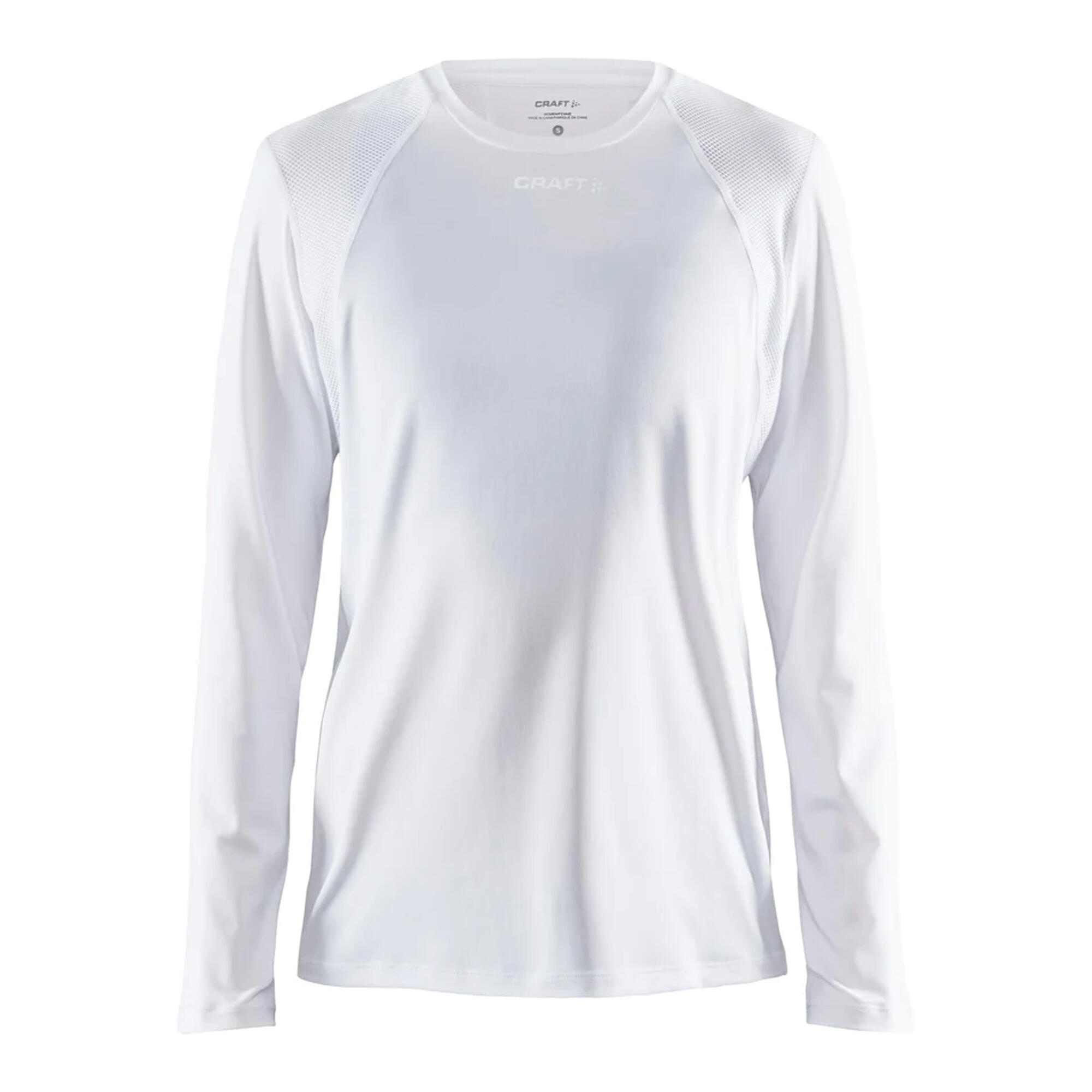 Womens/Ladies ADV Essence LongSleeved TShirt (White) 1/3