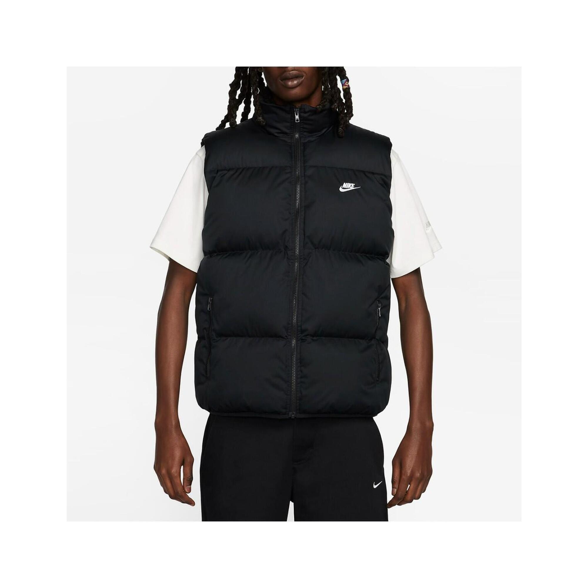 Nike - Doudoune Sans Manches Nike Sportswear Club Primaloft - Gilet Sans Manche - Blanc|noir - Decathlon