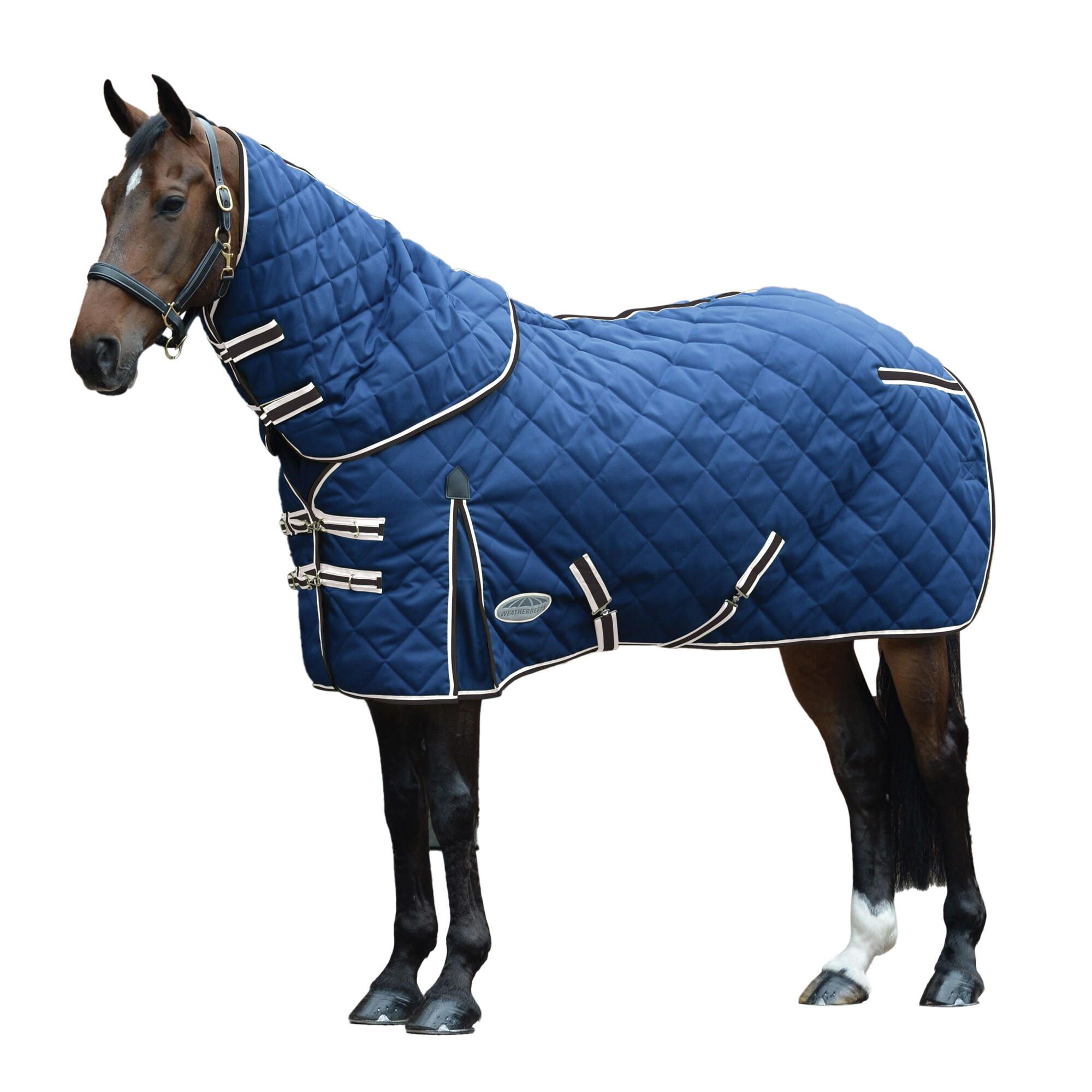 COMFITEC horse blanket (blue / grey / white)