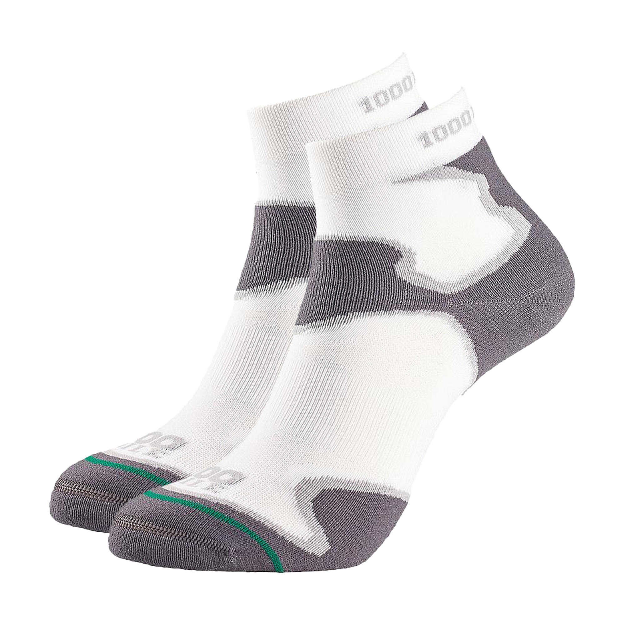 Mens Fusion Socks (White/Grey) 2/3