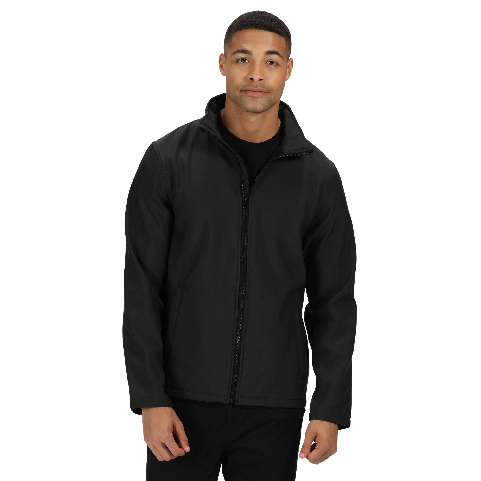 Standout Softshelljacke Ablaze bedruckbar Herren Schwarz 3/4