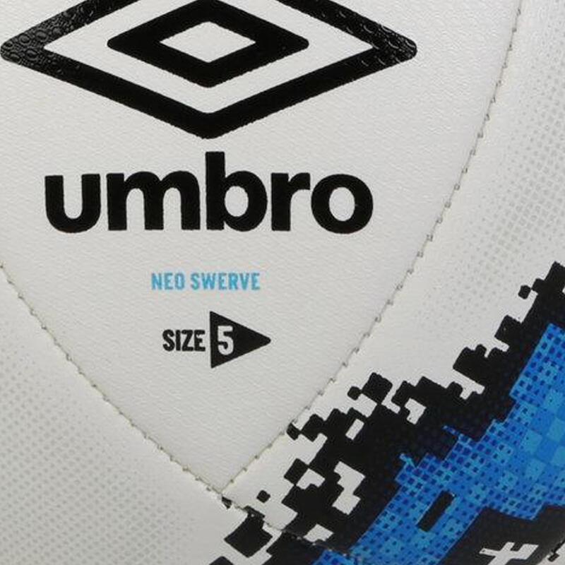 Ballon de foot NEO SWERVE (Blanc / Noir / Bleu)