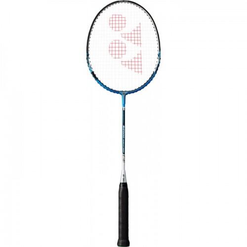 Badminton Schläger "B7000 MDM" Damen und Herren Weiß/Blau