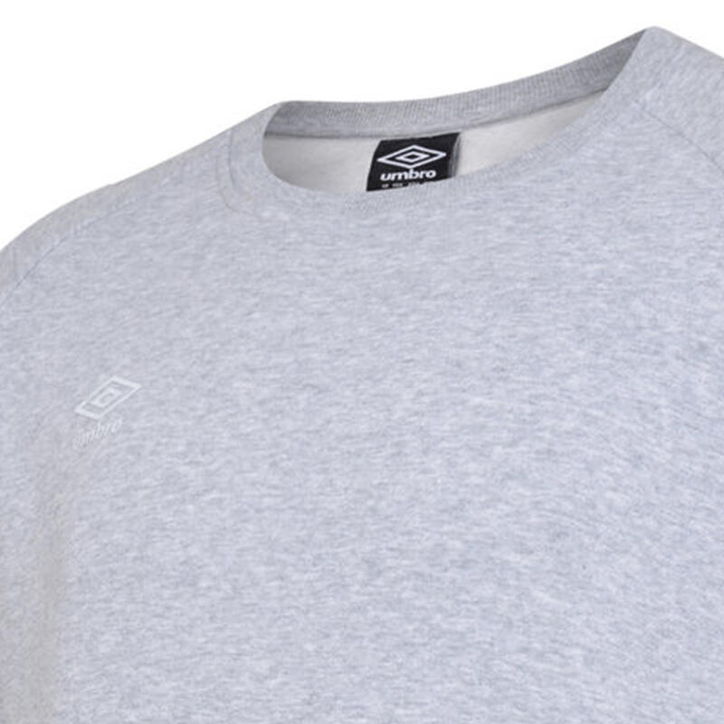 "Club Leisure" Sweatshirt für Kinder Grau meliert/Weiß