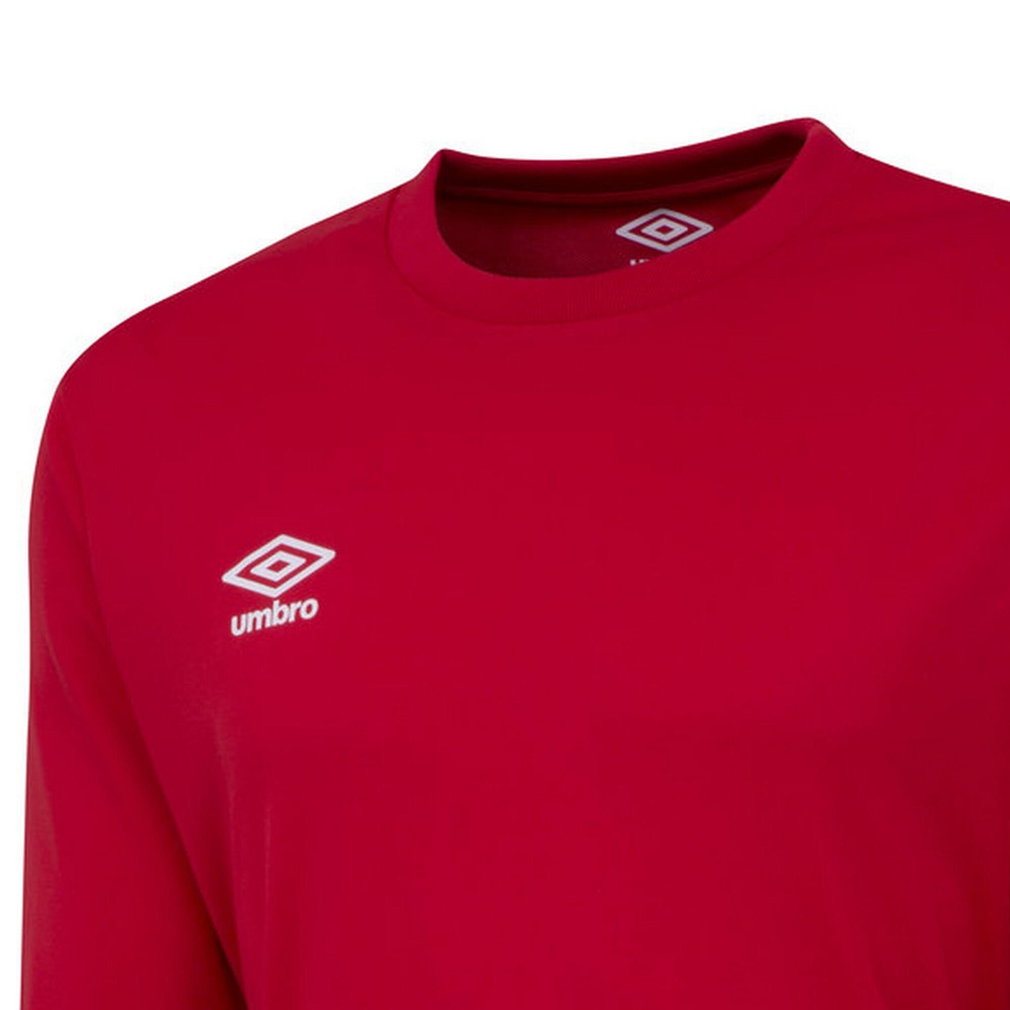 "Club" Trikot für Langärmlig Kinder Zinnoberrot 3/3