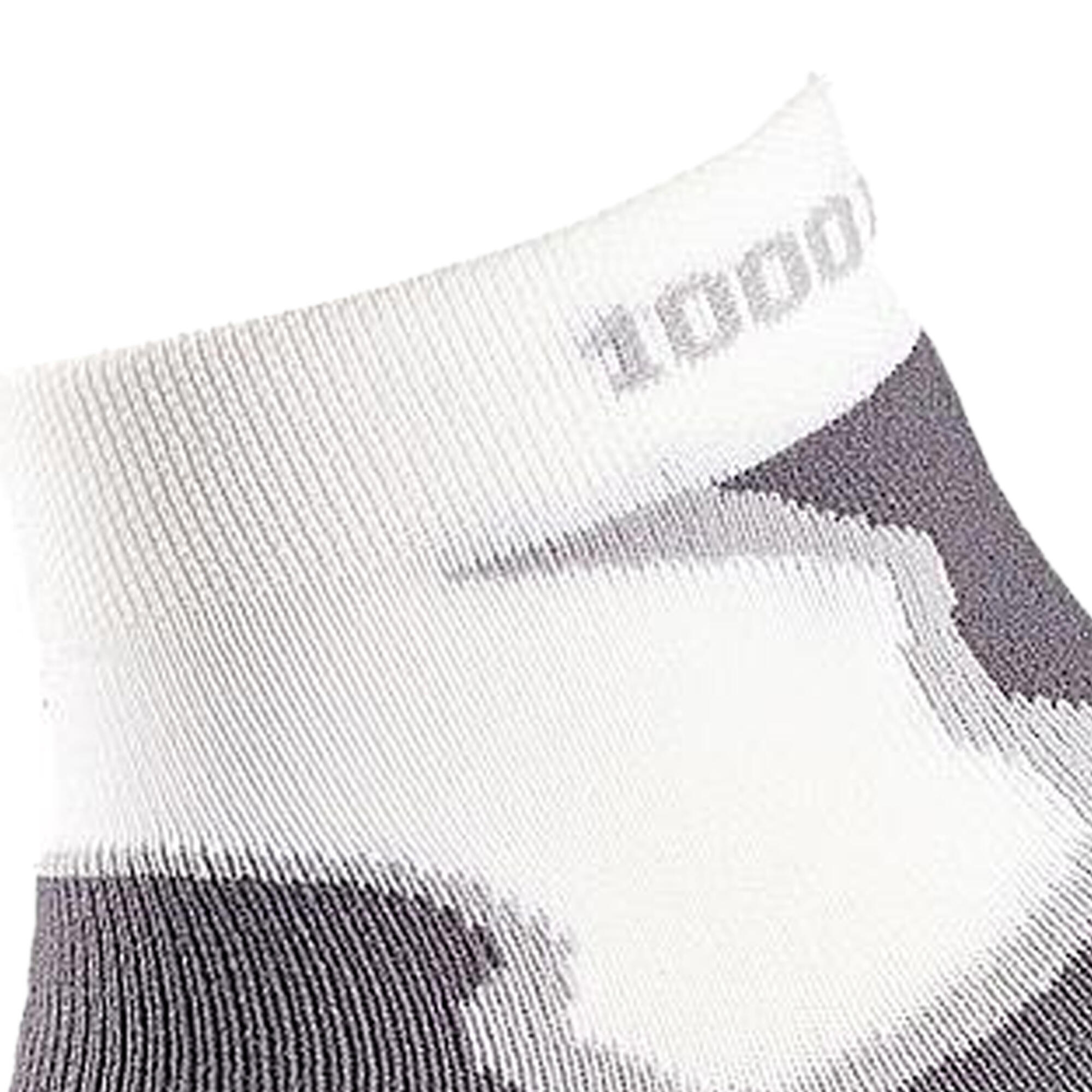 Womens/Ladies Fusion Socks (White/Grey) 3/3