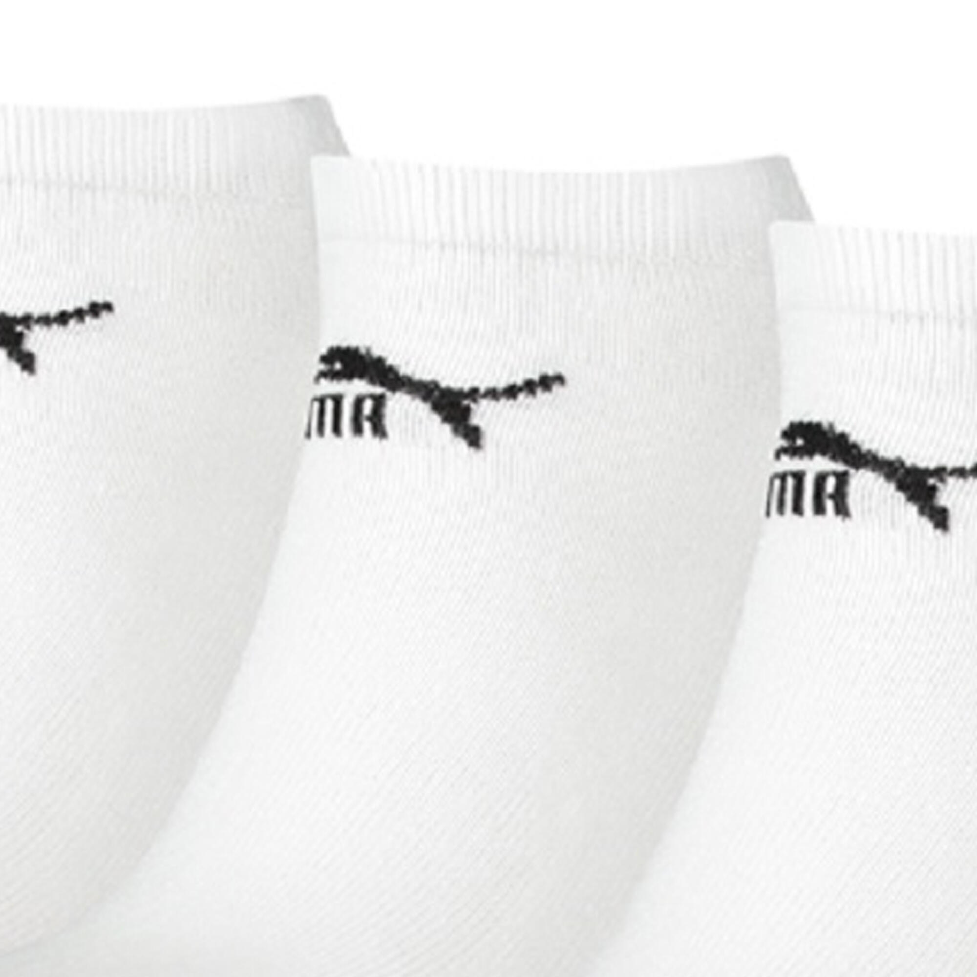 Unisex Adult Trainer Socks (Pack of 3) (White) 3/3