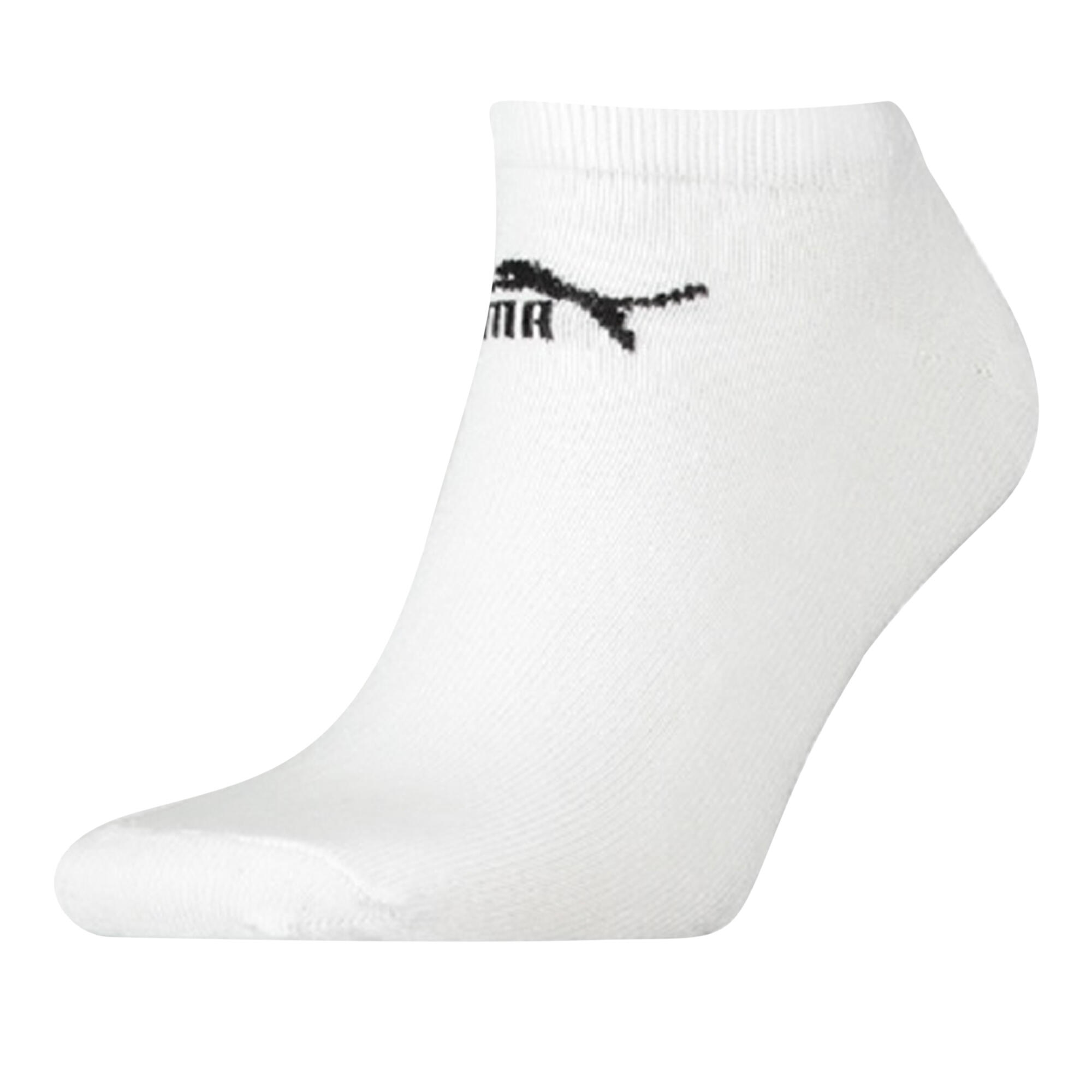 PUMA Unisex Adult Trainer Socks (Pack of 3) (White)