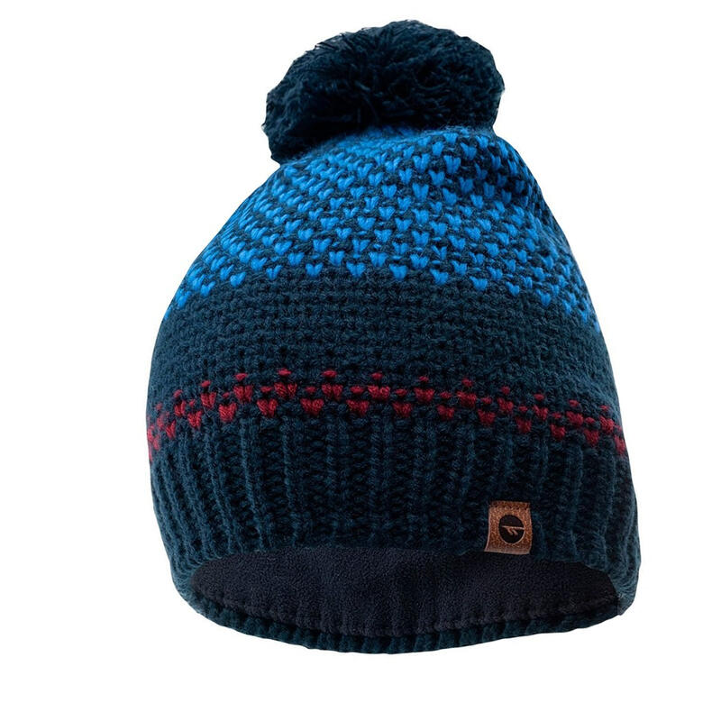 Hervin Logo Wintermuts voor volwassenen (Jurk Blauw/Turkse Zee/Merlot)